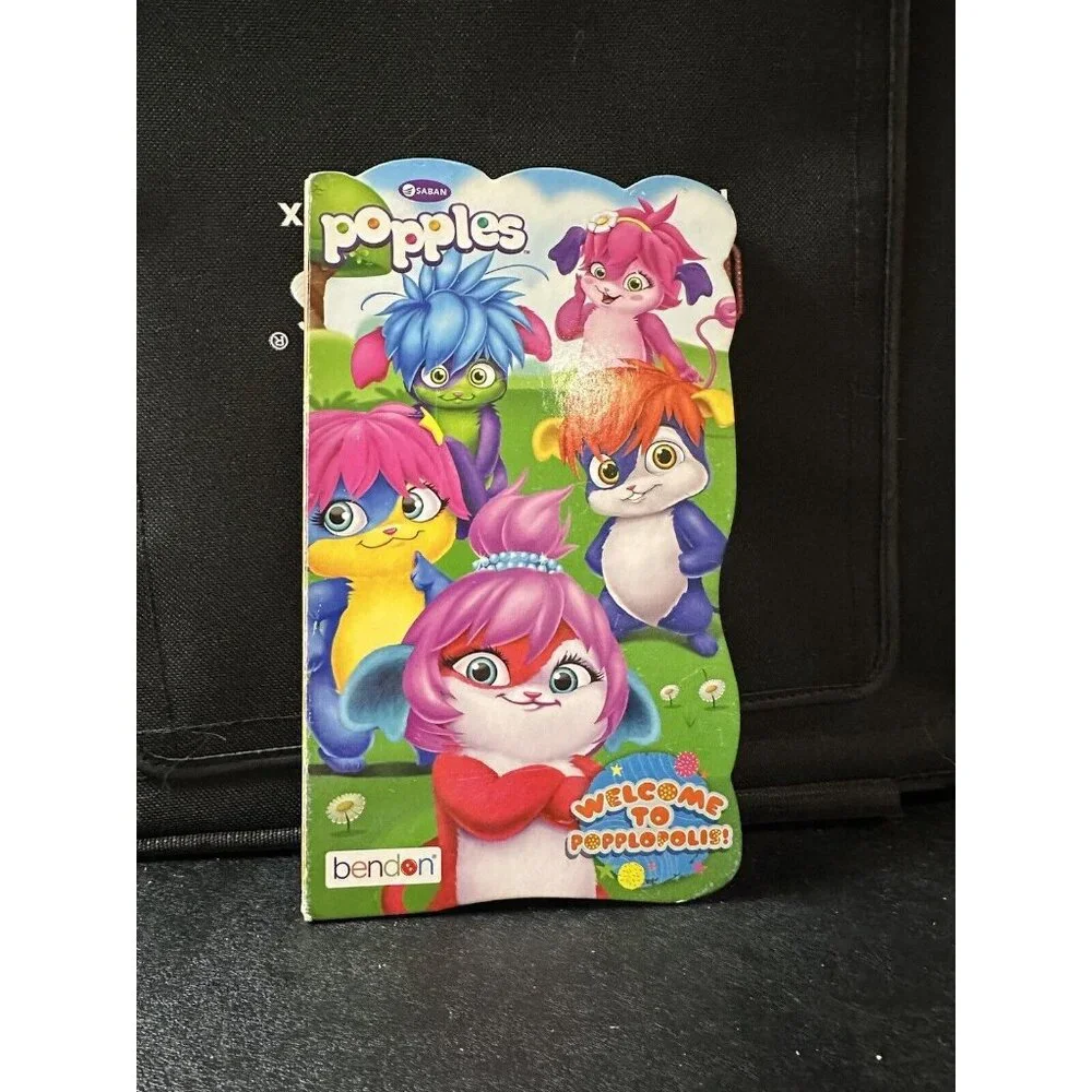 Popples, Welcome to Popplopolis! 2016 By Bendon‎ Publishing VERY RARE BOARD BOOK